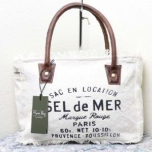 NEW Myra Bag FRENCHY Medium Handbag Canvas Bag Purse
